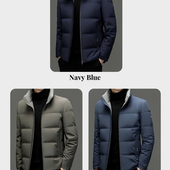 Light Luxury - Men's Fashionable Thickened Down Jacket - Picture 7 of 16
